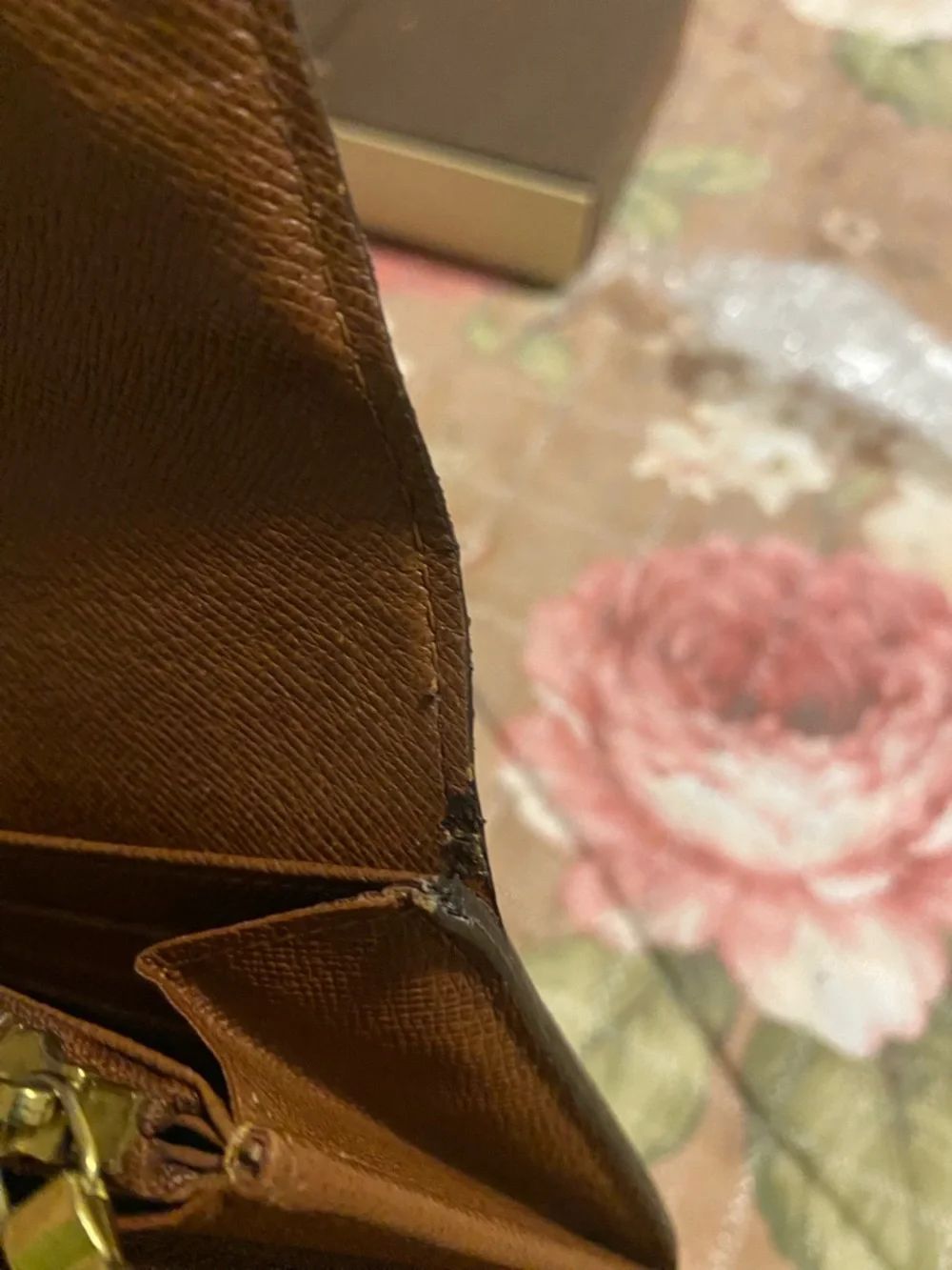 Louis Vuitton Monogram Continental Wallet in Brown and Gold - Picture 12 of 14